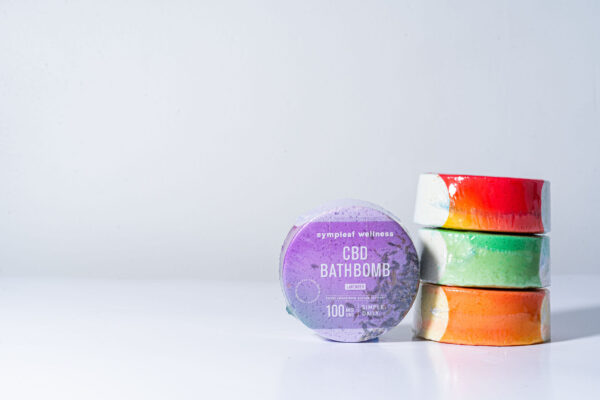 CBD Lavender Bath Bomb Puck - 100mg - Image 4